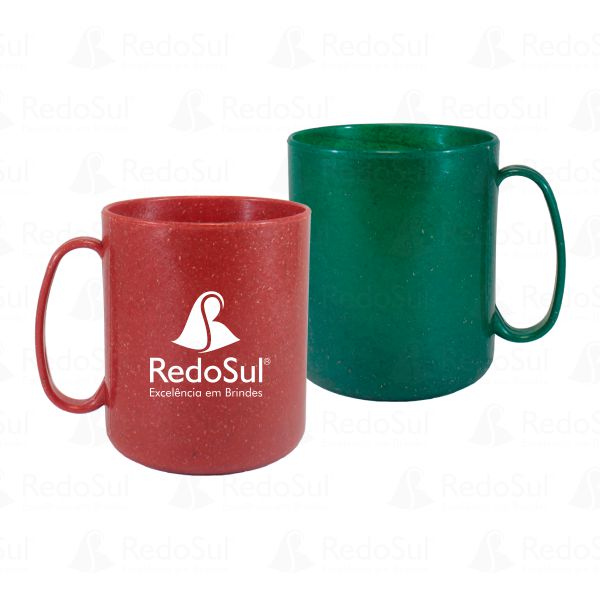 RD 812756-Caneca Redonda Personalizada Green Colors 400 ml